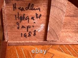 Dolls house miniature 112 ARTISAN vintage sideboard by HEDLEY HOLGATE 1988