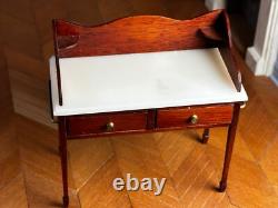 Dolls house miniature 112 ARTISAN vintage wash stand by DENNIS JENVEY 1987