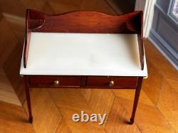 Dolls house miniature 112 ARTISAN vintage wash stand by DENNIS JENVEY 1987