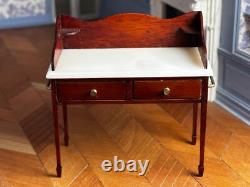 Dolls house miniature 112 ARTISAN vintage wash stand by DENNIS JENVEY 1987