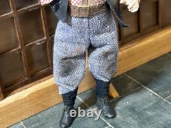 Dolls house miniature 112 ARTISAN vintage yokel /hillbilly doll by JILL BENNETT