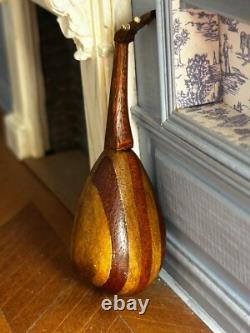 Dolls house miniature 112 ARTISAN wooden lute