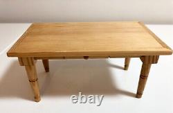 Dolls house miniature 112 ARTISAN wooden table by HEADLEY HOLGATE'IMPI' 1988