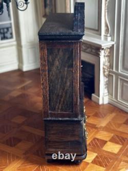 Dolls house miniature 112 ARTISAN wooden wardrobe