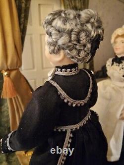 Dolls house miniature 112 Artisan Posable Older Lady doll Excellent Condition