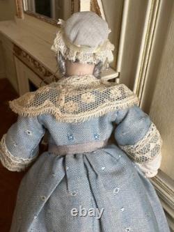 Dolls house miniature 112 Dowager lady doll by JILL BENNETT
