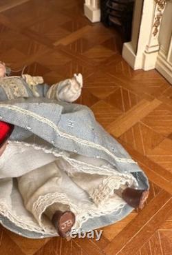 Dolls house miniature 112 Dowager lady doll by JILL BENNETT