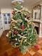 Dolls House Miniature 112 Hand Crafted Xmas Tree + Lights