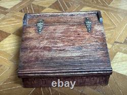 Dolls house miniature 112 HAND CRAFTED wooden writing slope