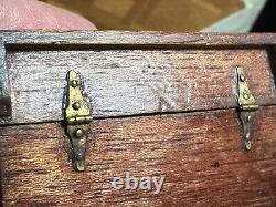 Dolls house miniature 112 HAND CRAFTED wooden writing slope