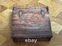 Dolls house miniature 112 HAND CRAFTED wooden writing slope