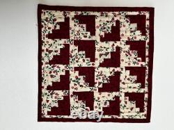 Dolls house miniature 112 HANDCRAFTED bedspread 155 mm x 155 mm