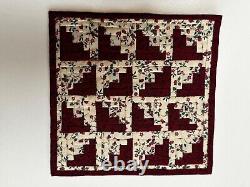 Dolls house miniature 112 HANDCRAFTED bedspread 155 mm x 155 mm