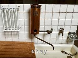 Dolls house miniature 112 HANDCRAFTED butler sink + copper water heater
