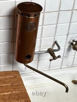 Dolls house miniature 112 HANDCRAFTED butler sink + copper water heater