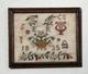 Dolls House Miniature 112 Handcrafted Needlework Framed Picture
