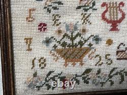 Dolls house miniature 112 HANDCRAFTED needlework framed picture