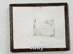 Dolls house miniature 112 HANDCRAFTED needlework framed picture