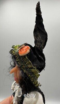 Dolls house miniature 112 HANDCRAFTED witch doll (2)