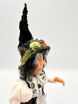 Dolls house miniature 112 HANDCRAFTED witch doll (2)