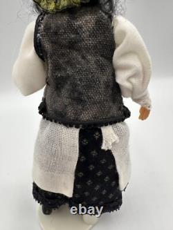 Dolls house miniature 112 HANDCRAFTED witch doll (2)