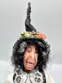 Dolls house miniature 112 HANDCRAFTED witch doll (2)