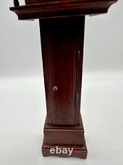 Dolls house miniature 112 HANDMADE longcase clock by ERNEST MUNTON