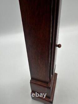 Dolls house miniature 112 HANDMADE longcase clock by ERNEST MUNTON