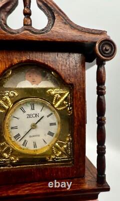 Dolls house miniature 112 HANDMADE longcase clock by ERNEST MUNTON