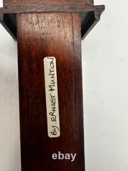 Dolls house miniature 112 HANDMADE longcase clock by ERNEST MUNTON