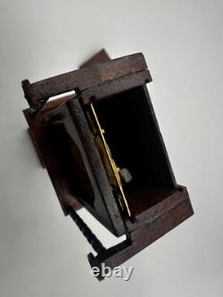 Dolls house miniature 112 HANDMADE longcase clock by ERNEST MUNTON