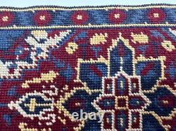 Dolls house miniature 112 HANDMADE needlepoint rug 200 mm x 125 mm