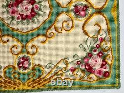 Dolls house miniature 112 LARGE needlework rug 200 mm x 240 mm