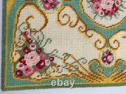 Dolls house miniature 112 LARGE needlework rug 200 mm x 240 mm