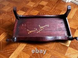 Dolls house miniature 112 RARE vintage sofa / settee by DENNIS JENVEY 1983