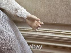 Dolls house miniature 112 Regency lady doll by JILL BENNETT