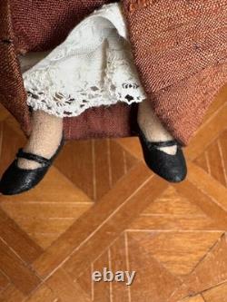 Dolls house miniature 112 Regency lady doll by JILL BENNETT