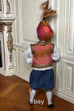 Dolls house miniature 112 boy servant doll by JILL BENNETT