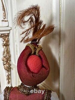 Dolls house miniature 112 boy servant doll by JILL BENNETT