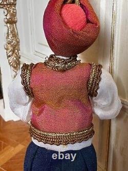Dolls house miniature 112 boy servant doll by JILL BENNETT