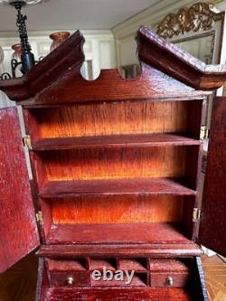 Dolls house miniature 112 bureau / desk by ESCUTCHEON