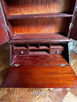 Dolls house miniature 112 bureau / desk by ESCUTCHEON