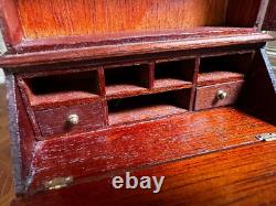 Dolls house miniature 112 bureau / desk by ESCUTCHEON