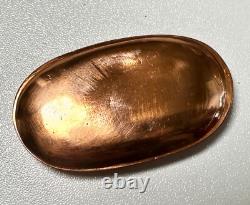 Dolls house miniature 112 copper foot warmer / carriage heater by BERT SPURR