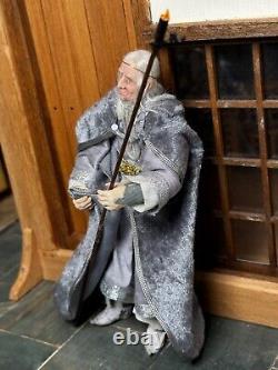 Dolls house miniature 112 fantasy / wizard man doll by JILL BENNETT