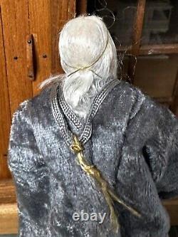 Dolls house miniature 112 fantasy / wizard man doll by JILL BENNETT