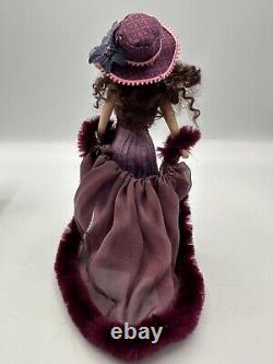 Dolls house miniature 112 glamourous porcelain lady doll