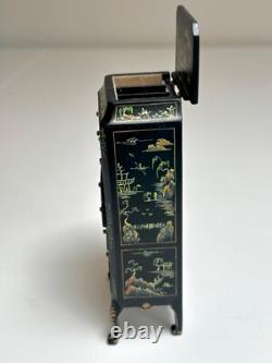 Dolls house miniature 112 hand painted Oriental jewellery cabinet by JIAYI