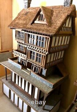 Dolls house miniature 112 large Tudor manor house by ROBERT STUBBS