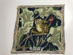 Dolls house miniature 112 needlepoint'frog' rug 160 mm x 155 mm